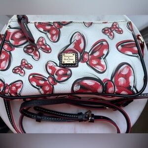 Disney Dooney and Bourne Minnie Mouse Bow Crossbody Purse - Used